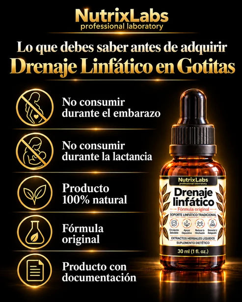 Drenaje Linfático Gotitas | Nutrix Labs  30 ml