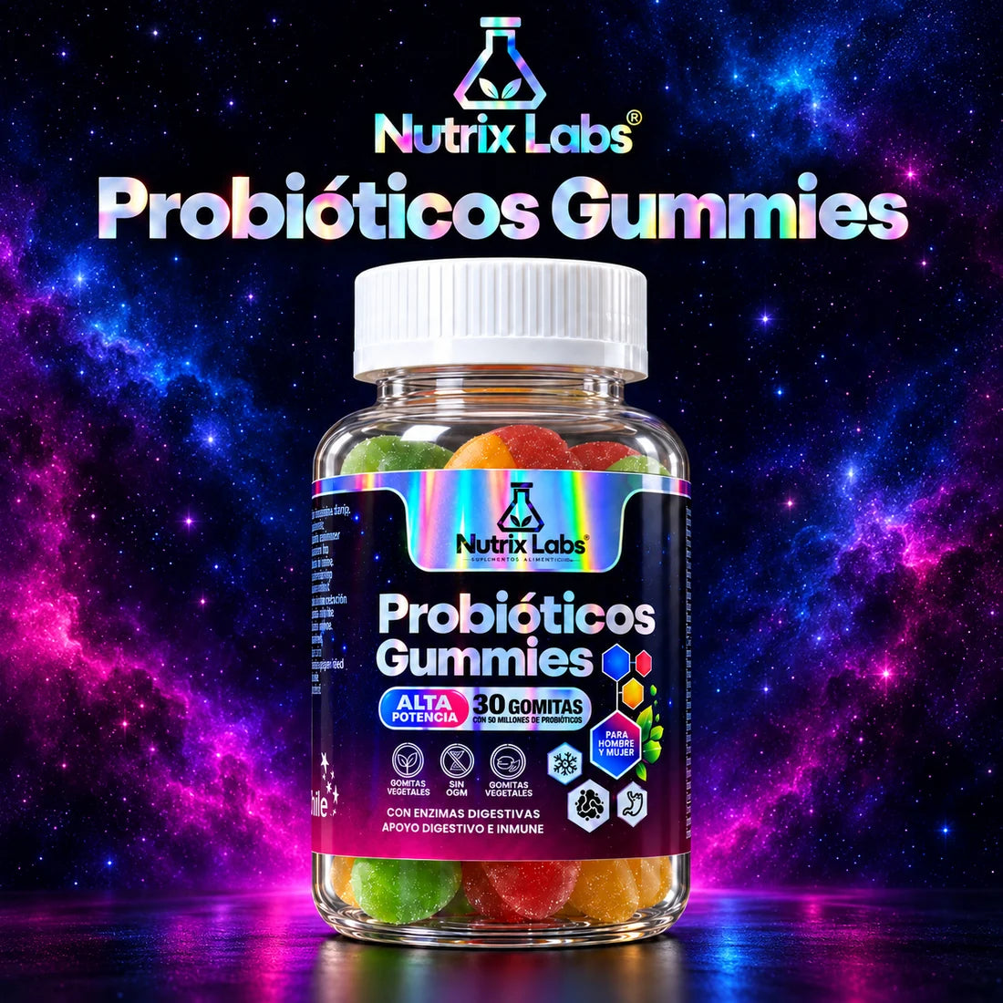 Probióticos | Nutrix Labs  30 Gummies