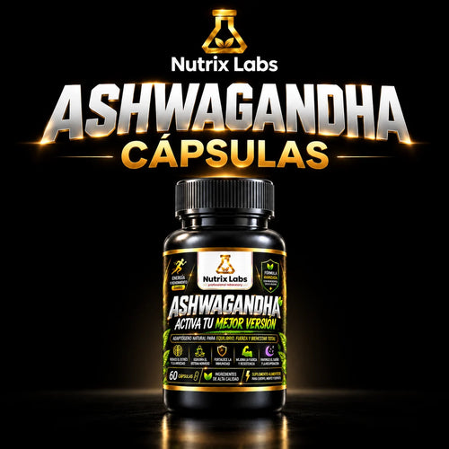 Ashwagandha en Cápsulas | Nutrix Labs  60 cápsulas
