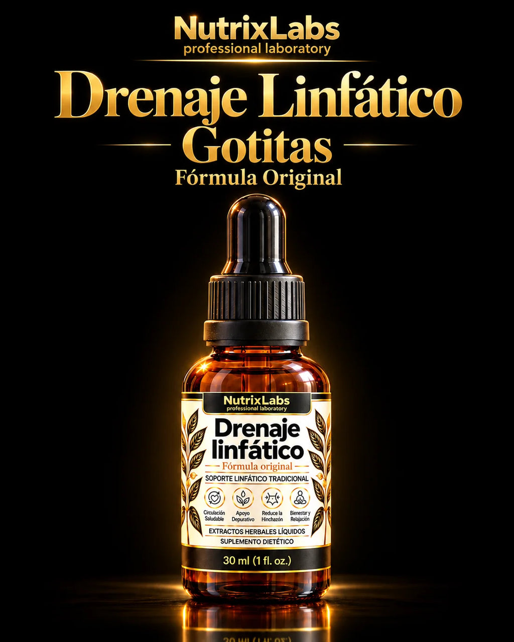 Drenaje Linfático Gotitas | Nutrix Labs  30 ml
