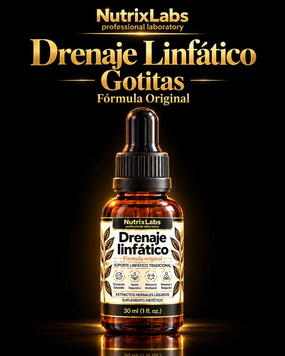 Drenaje Linfático Gotitas | Nutrix Labs  30 ml
