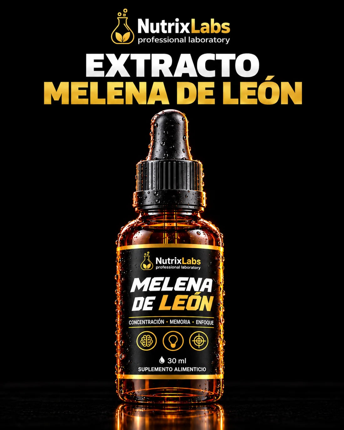 Extracto de Melena de León | Nutrix Labs  Gotitas 30 ml