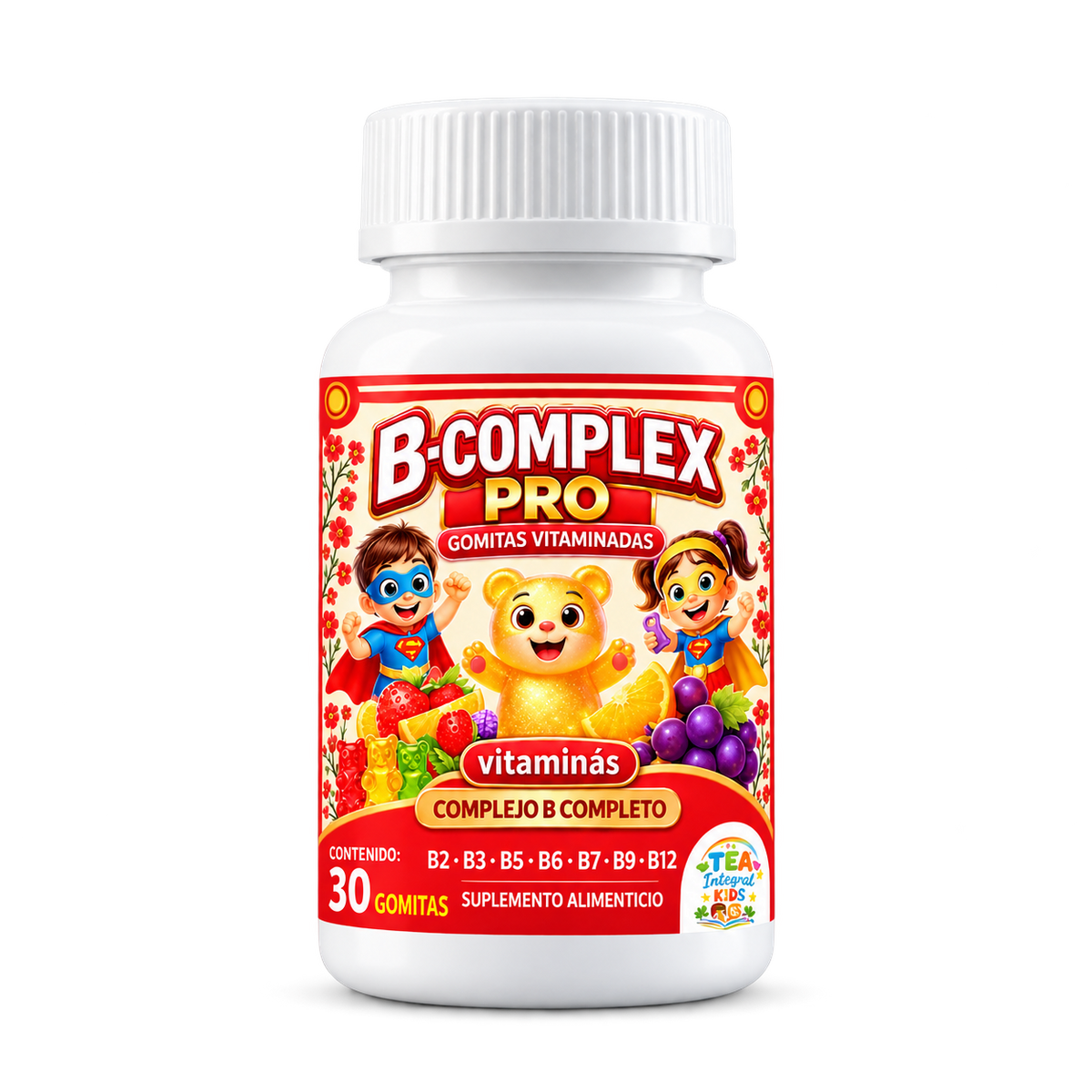 B-Complex Pro Kids|  Tea Integral Kids 30 Gummies