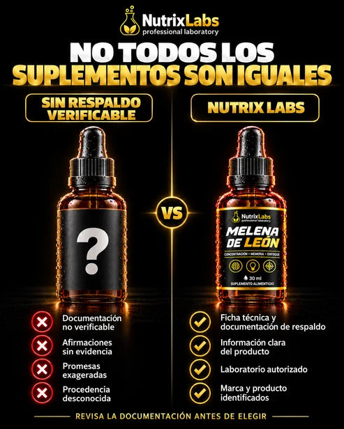 Extracto de Melena de León | Nutrix Labs  Gotitas 30 ml