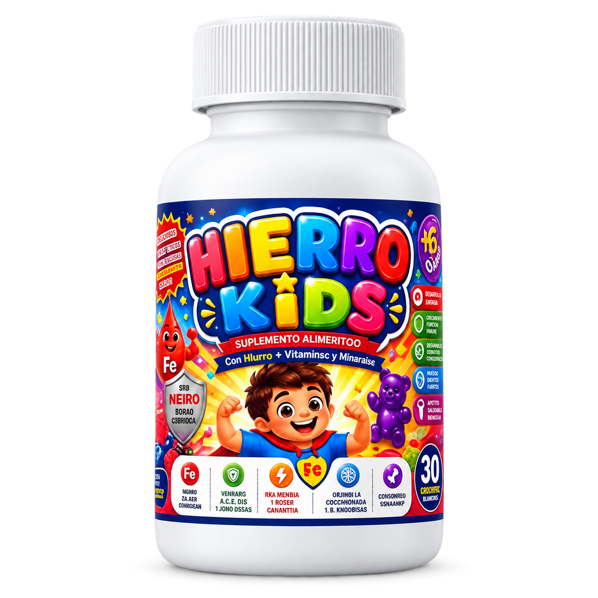 Hierro Kids | Tea Integral Kids 30 Gummies