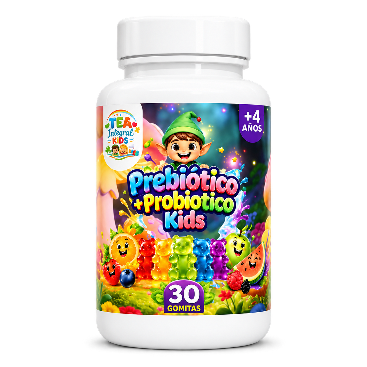 Prebiótico + Probiótico Kids |  Tea Integral Kids 30 Gummies