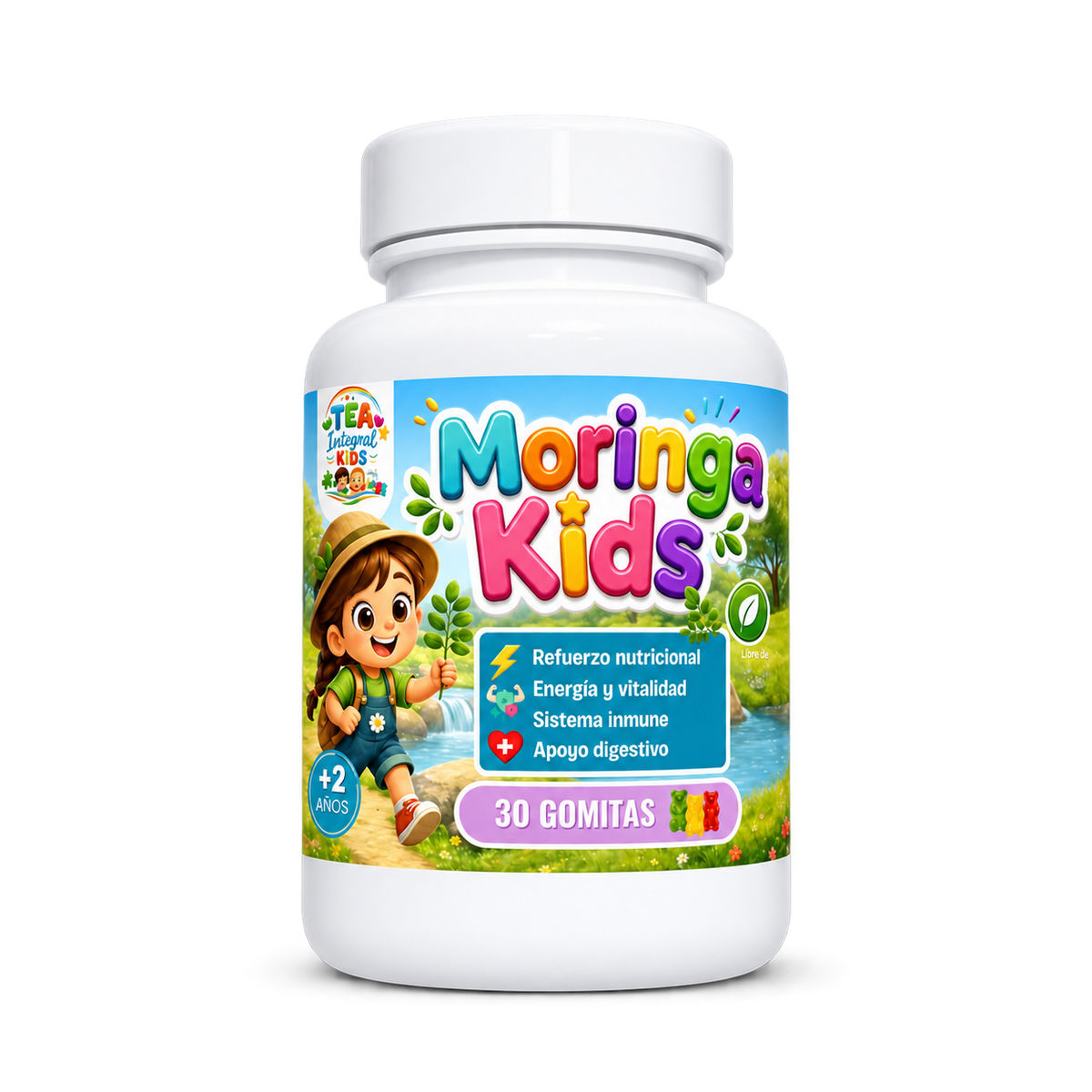 Moringa Kids con Vitamina C | Tea Integral Kids 30 Gummies