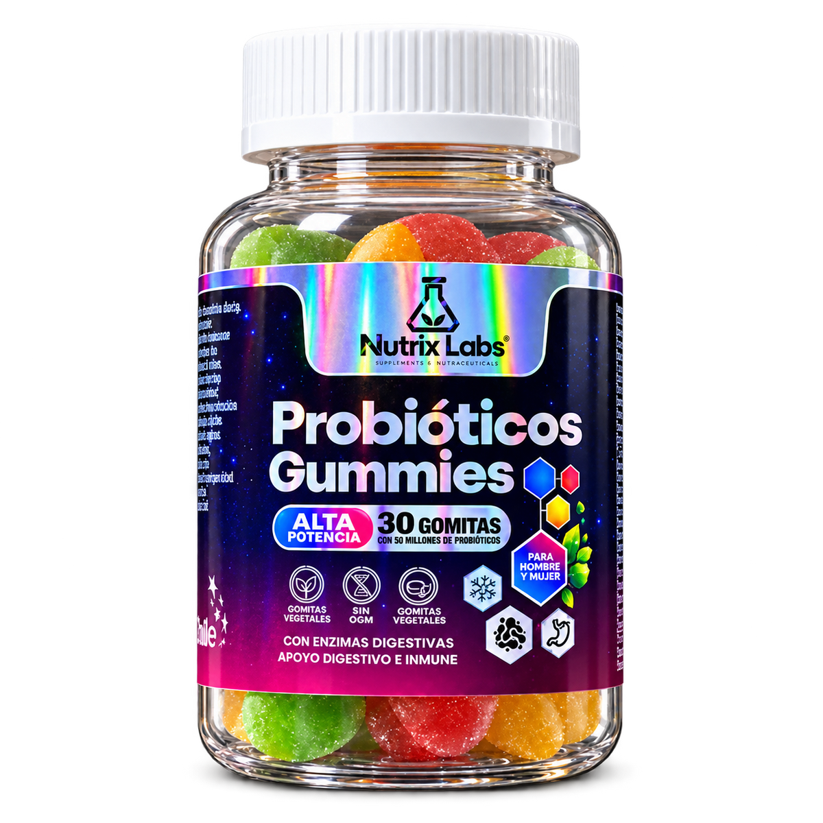Probióticos | Nutrix Labs  30 Gummies