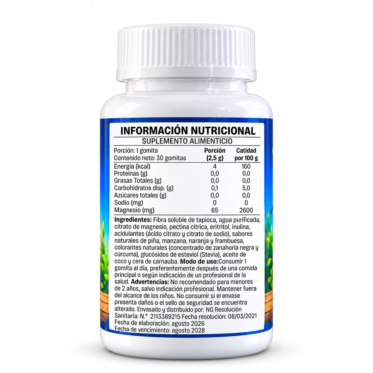 Citrato de Magnesio |  Tea Integral Kids 30 Gummies