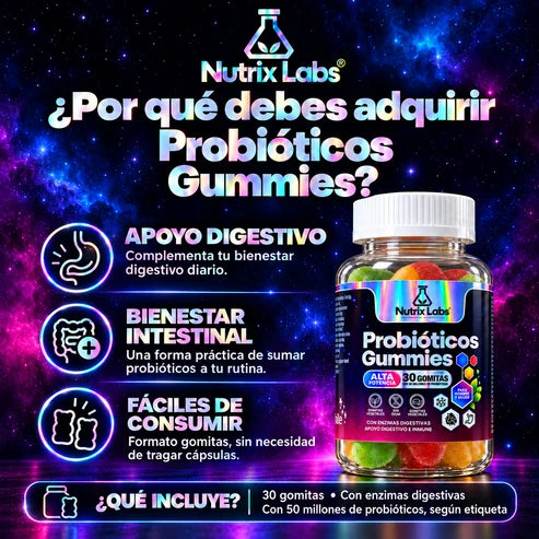 Probióticos | Nutrix Labs  30 Gummies
