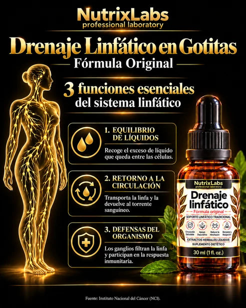 Drenaje Linfático Gotitas | Nutrix Labs  30 ml