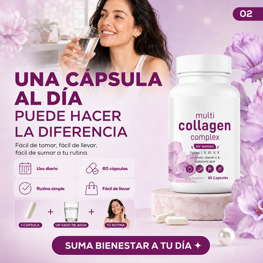 Multi Collagen Complex 60 Caps | 2x1 OFERTA ESPECIAL