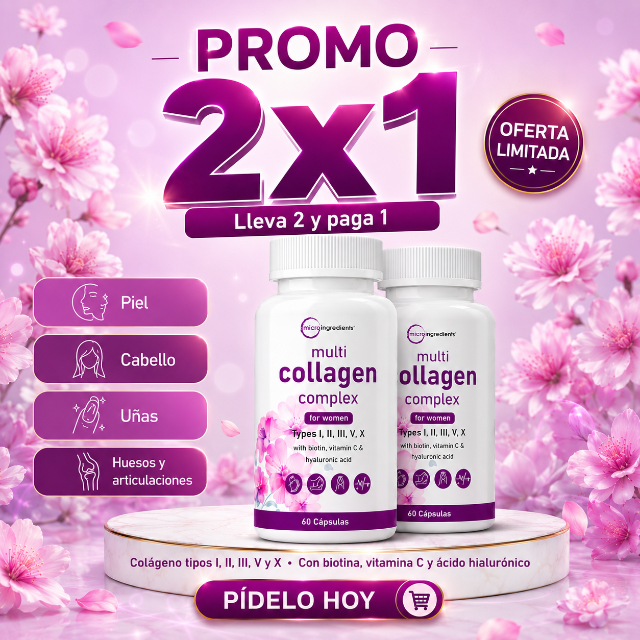Multi Collagen Complex 60 Caps | 2x1 OFERTA ESPECIAL