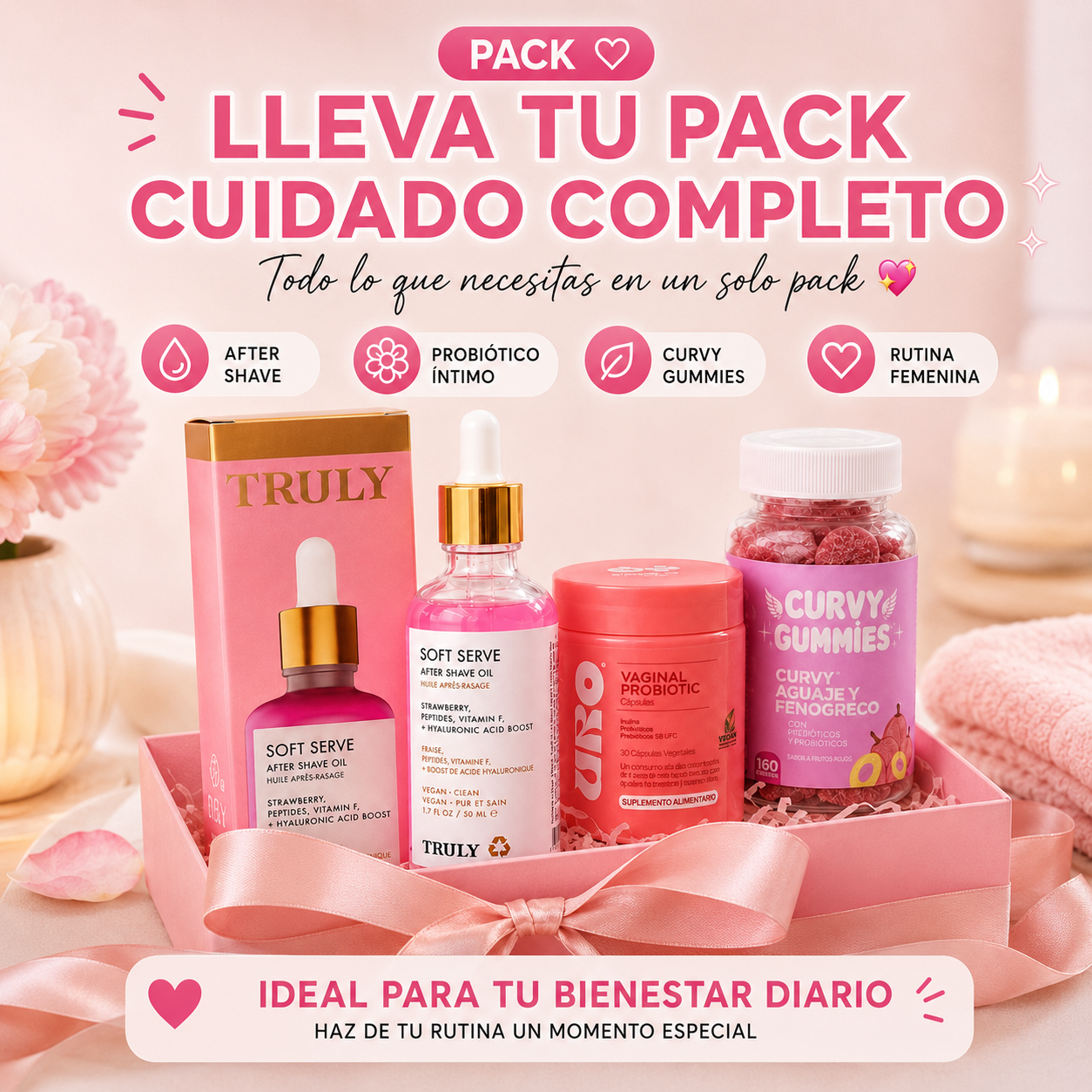 Pack Cuidado Completo para Ella | OFERTA ESPECIAL