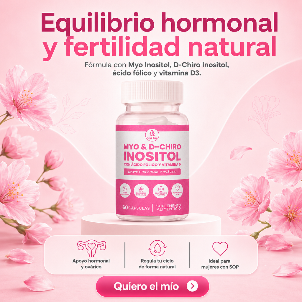 Myo Inositol 60 Cápsulas | 2x1 OFERTA ESPECIAL