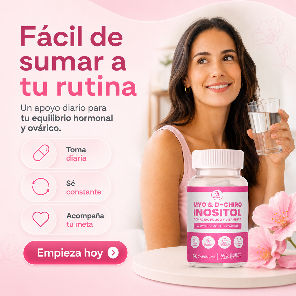 Myo Inositol 60 Cápsulas | 2x1 OFERTA ESPECIAL