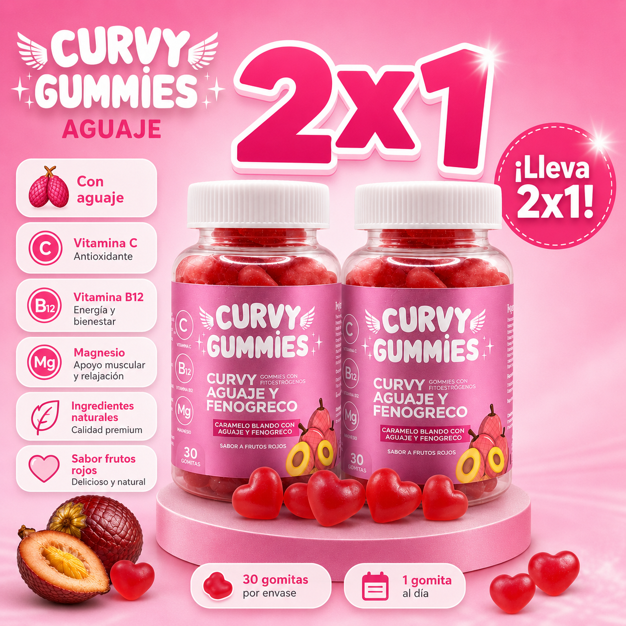 Curvy Gummies 30 Gomitas