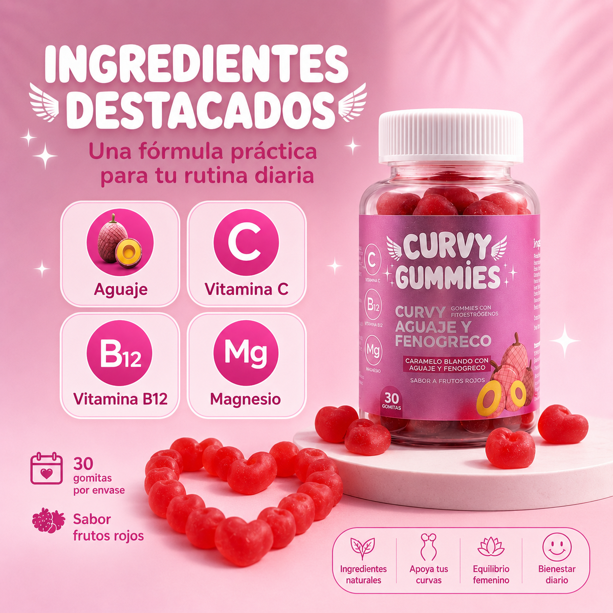 Curvy Gummies 30 Gomitas