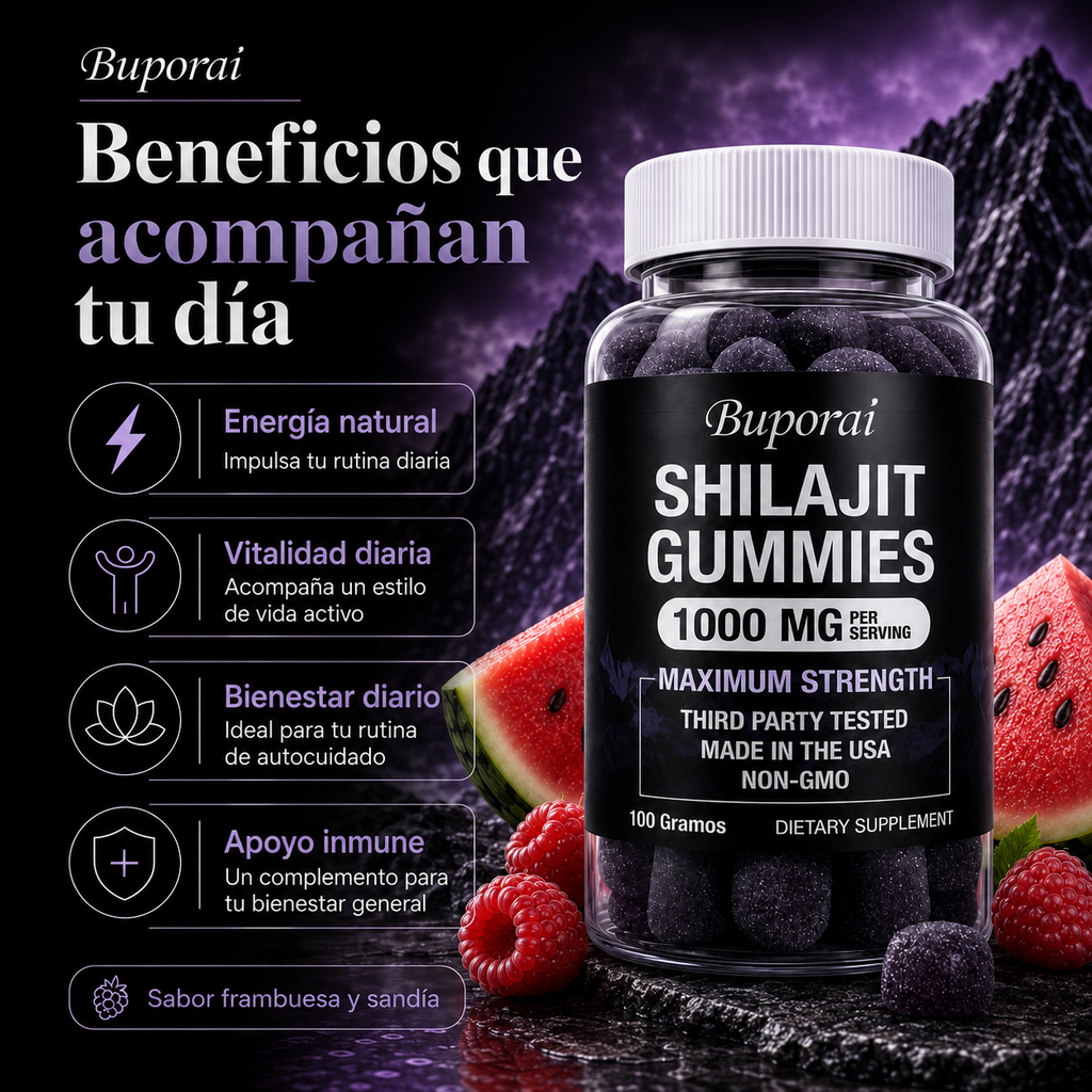 Shilajit Gummies  60 Gomitas | 2x1 OFERTA ESPECIAL