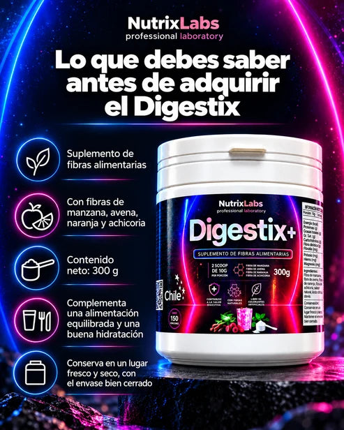 Digestix+ | Suplemento de fibras alimentarias 300grs  Nutrix Labs