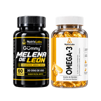 Pack Melena de León & Omega 3 | Nutrix labs 120 Cápsulas