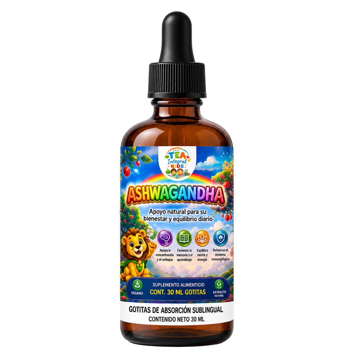 Ashwagandha Gotitas | Tea Integral Kids 30 ml