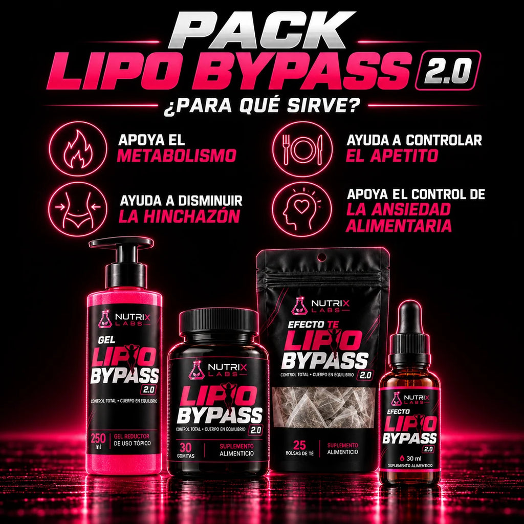 Pack Completo Lipo Bypass 2.0 | Nutrix Labs