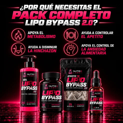 Pack Completo Lipo Bypass 2.0 | Nutrix Labs