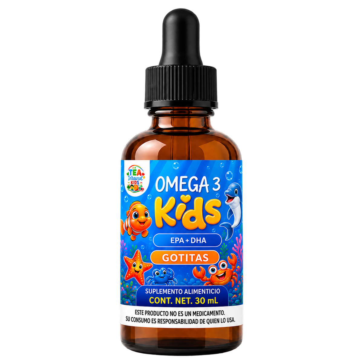 Omega 3 Kids Gotitas EPA + DHA | Tea Integral Kids 30 ml