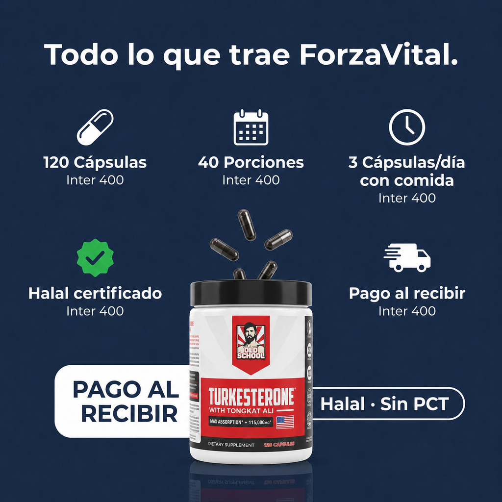 Turkesterone 120 Cápsulas | 2x1 OFERTA LIMITADA