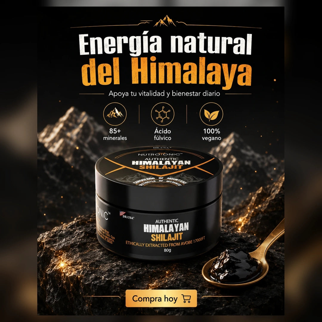 Shilajit Auténtico del Himalaya Resina 80g | 2x1 OFERTA ESPECIAL