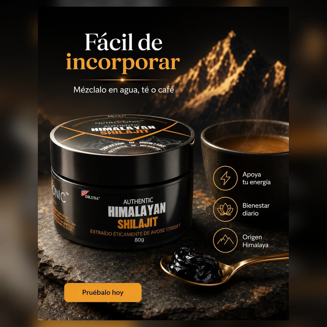 Shilajit Auténtico del Himalaya Resina 80g | 2x1 OFERTA ESPECIAL