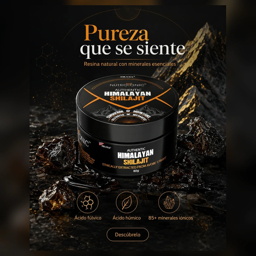 Shilajit Auténtico del Himalaya Resina 80g | 2x1 OFERTA ESPECIAL