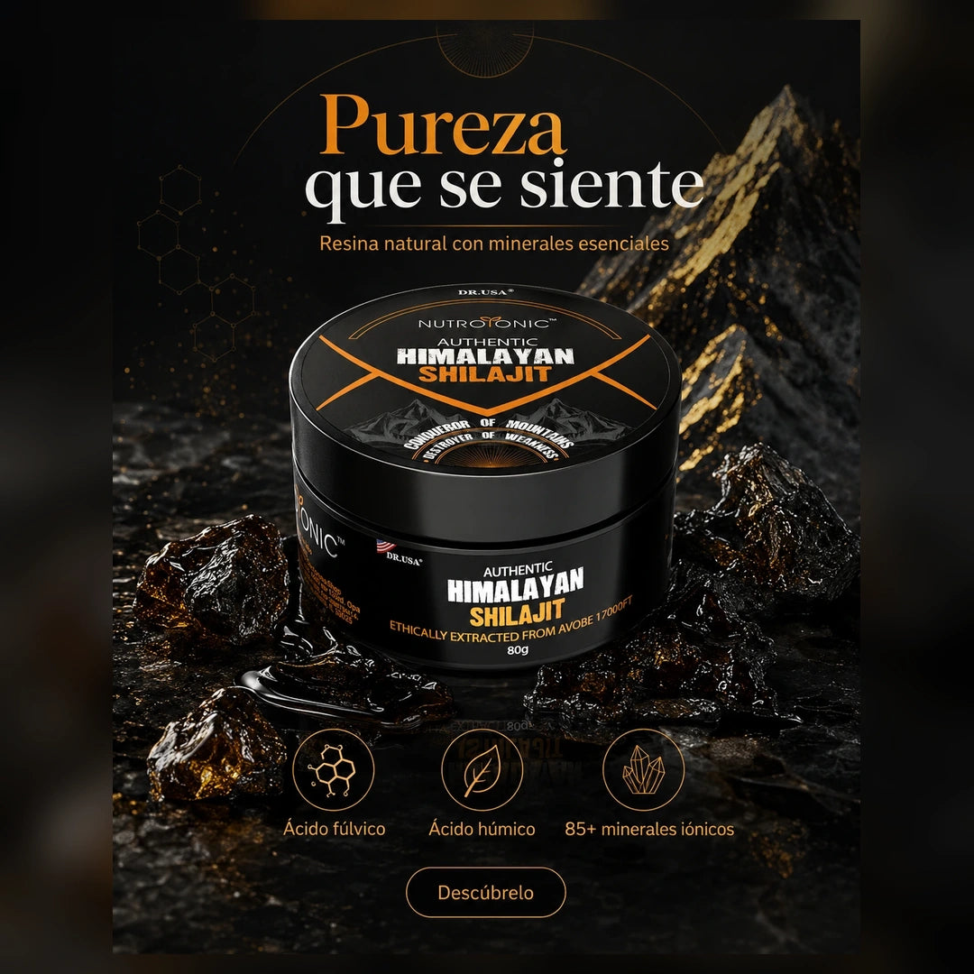 Shilajit Auténtico del Himalaya Resina 80g | 2x1 OFERTA ESPECIAL