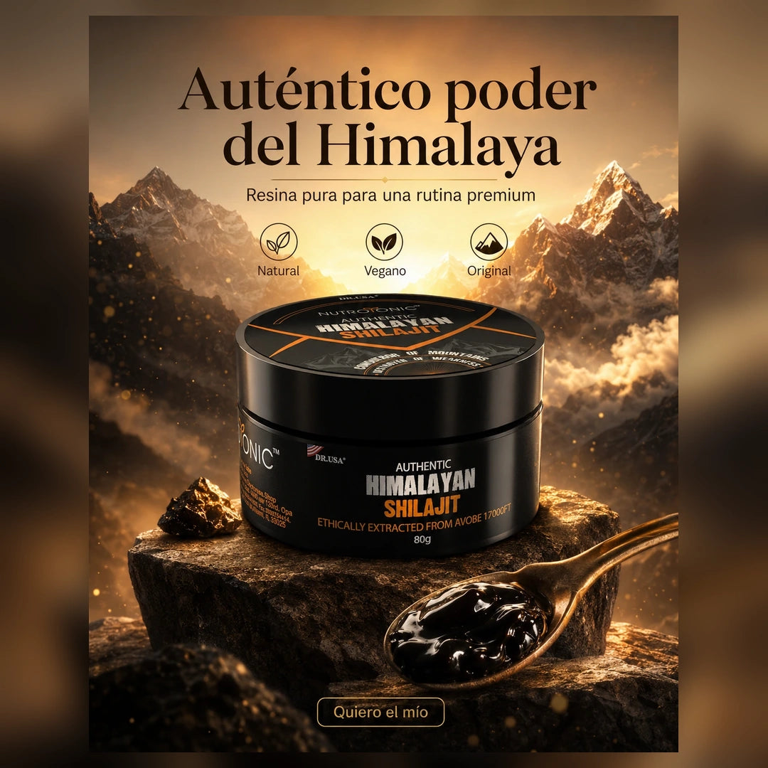 Shilajit Auténtico del Himalaya Resina 80g | 2x1 OFERTA ESPECIAL