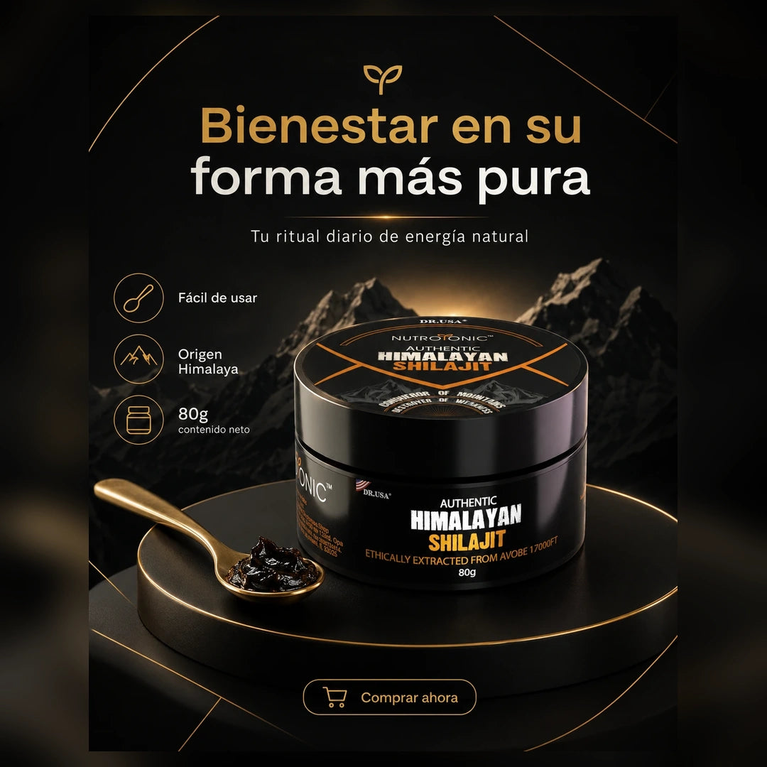 Shilajit Auténtico del Himalaya Resina 80g | 2x1 OFERTA ESPECIAL
